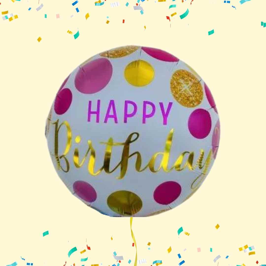 Vrolijke verjaardagsballon Vrolijke verjaardagsballon