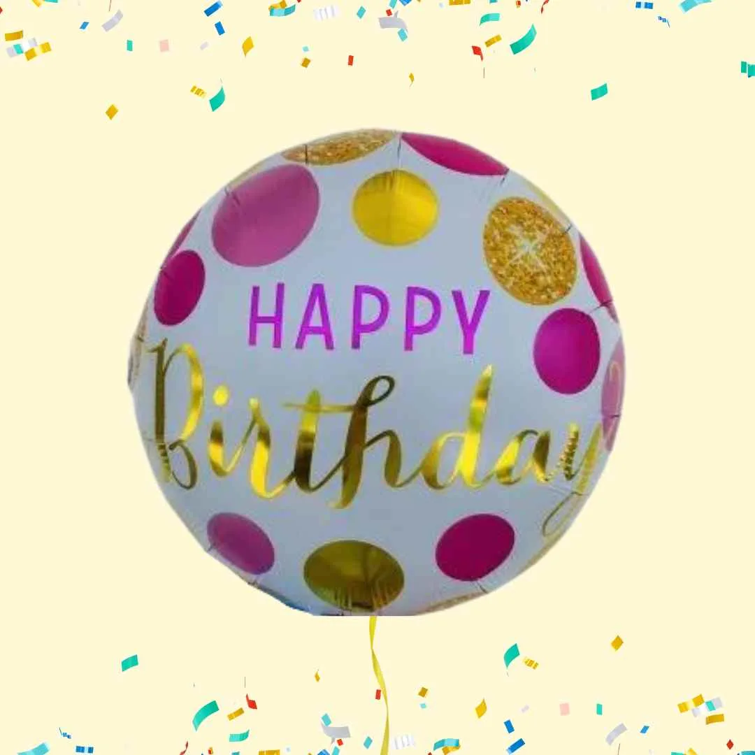 Vrolijke verjaardagsballon Vrolijke verjaardagsballon